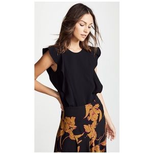 A.L.C. Black Harris Top